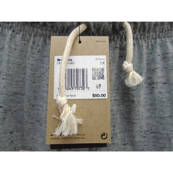 Nike Capri Jogger Pants Women’s Plus Size 2X (42x26) Standard Fit Mid Rise Gray - Picture 8 of 11